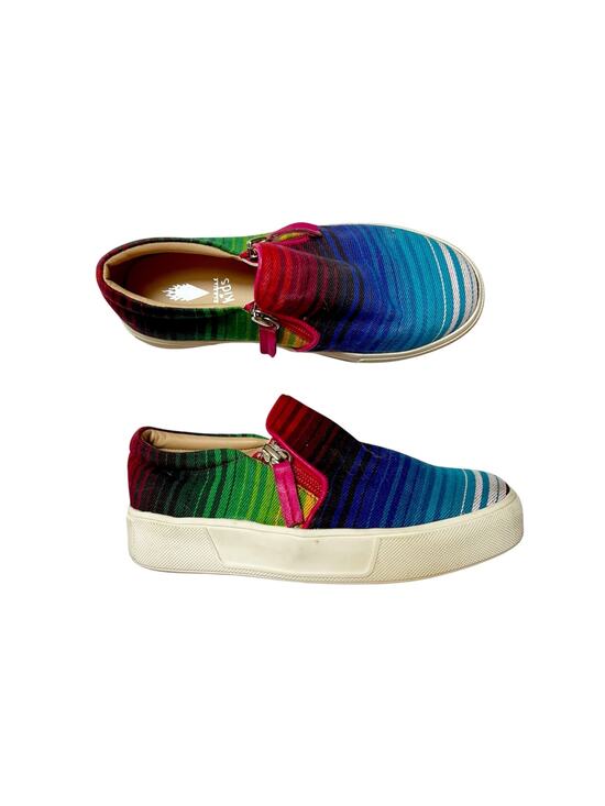 Volatile Other - Volatile Kids Dajon Serape Rainbow Stripe Sneakers Size 1